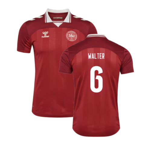 2025-2026 Denmark Womens Team Home Shirt (Ladies) (Walter 6)