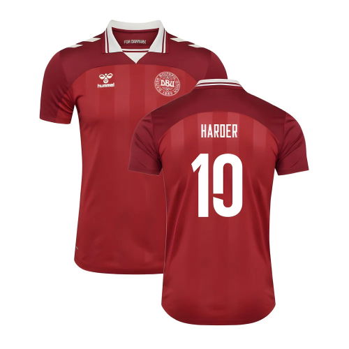 2025-2026 Denmark Womens Team Home Shirt (Unisex) (Harder 10)