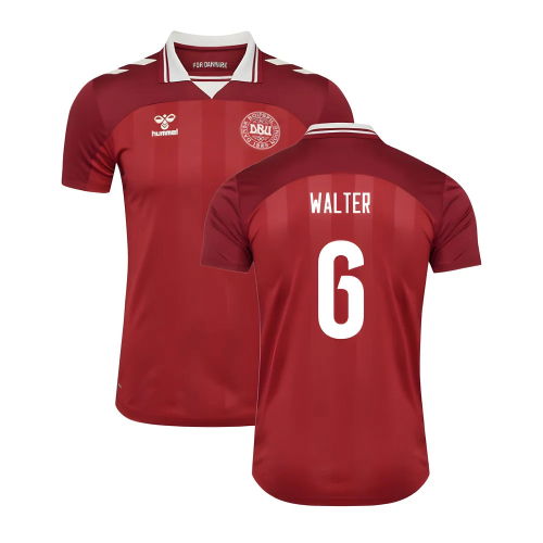 2025-2026 Denmark Womens Team Home Shirt (Unisex) (Walter 6)