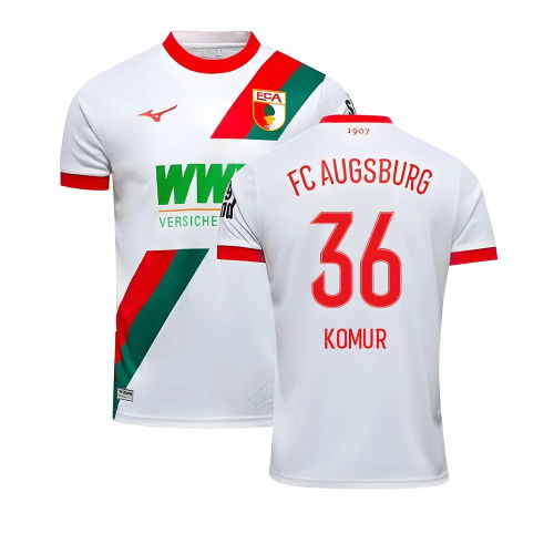 2025-2026 FC Augsburg Home Shirt (Komur 36)