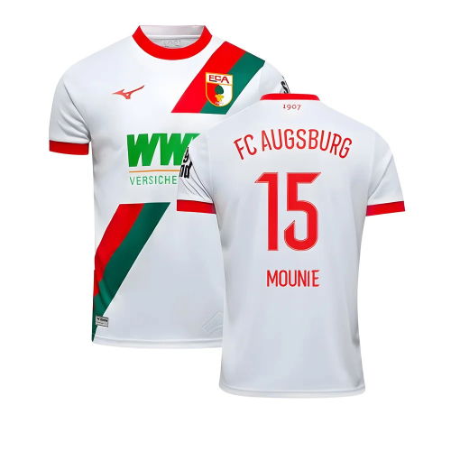 2025-2026 FC Augsburg Home Shirt (Mounie 15)