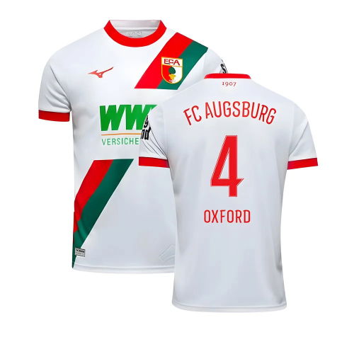 2025-2026 FC Augsburg Home Shirt (Oxford 4)