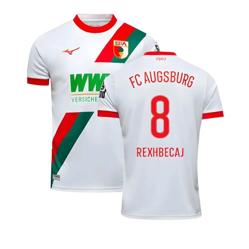 2025-2026 FC Augsburg Home Shirt (Rexhbecaj 8)