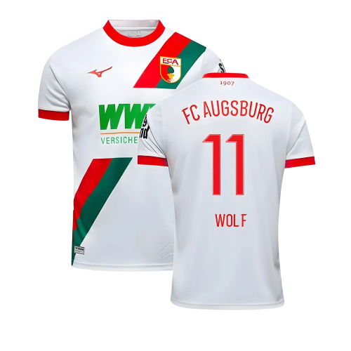 2025-2026 FC Augsburg Home Shirt (Wolf 11)