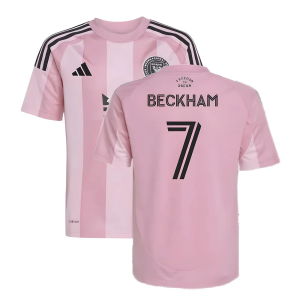 2025-2026 Inter Miami Home Shirt (Kids) (Beckham 7)