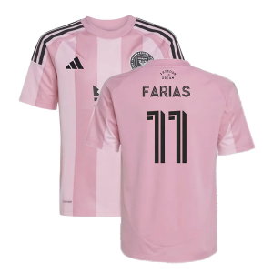 2025-2026 Inter Miami Home Shirt (Kids) (Farias 11)