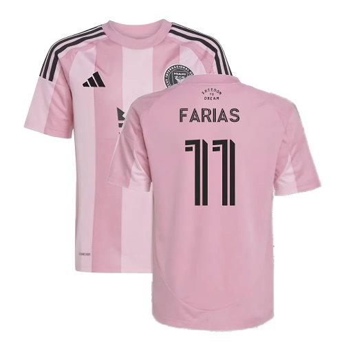 2025-2026 Inter Miami Home Shirt (Kids) (Farias 11)