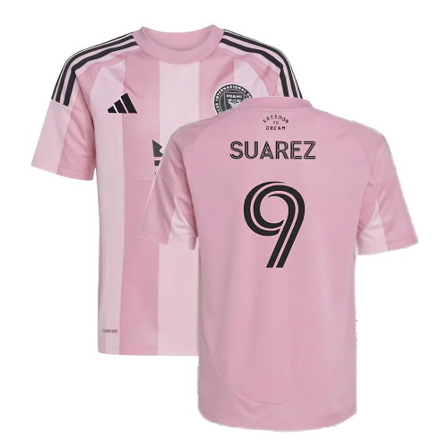 2025-2026 Inter Miami Home Shirt (Kids) (Suarez 9)