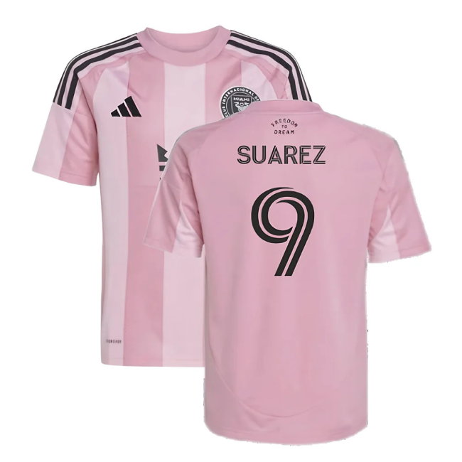 2025-2026 Inter Miami Home Shirt (Kids) (Suarez 9)