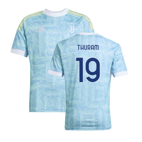 2025-2026 Juventus Away Shirt (Kids) (Thuram 19)
