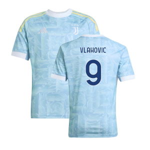 2025-2026 Juventus Away Shirt (Kids) (Vlahovic 9)
