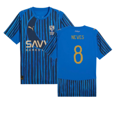 2025-2026 KIDSUPER x Al-Hilal Club World Cup Shirt (Blue) (Neves 8)