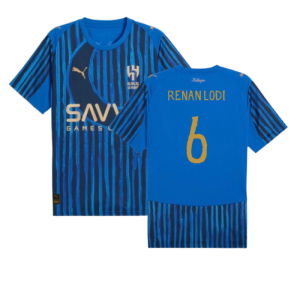 2025-2026 KIDSUPER x Al-Hilal Club World Cup Shirt (Blue) (Renan Lodi 6)