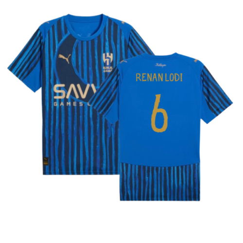 2025-2026 KIDSUPER x Al-Hilal Club World Cup Shirt (Blue) (Renan Lodi 6)