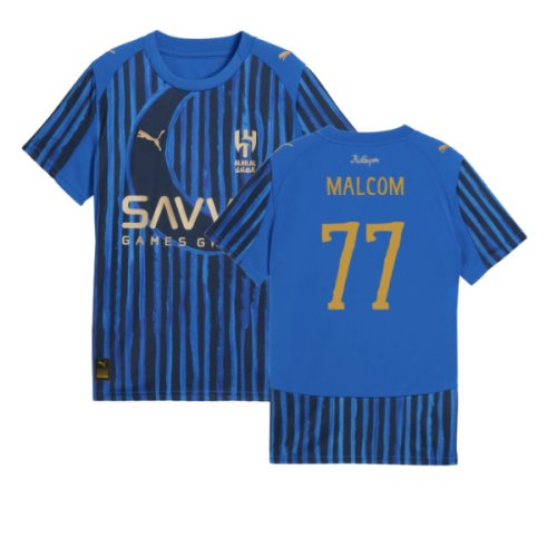 2025-2026 KIDSUPER x Al-Hilal SFC CWC Home Shirt (Blue) (Malcom 77)