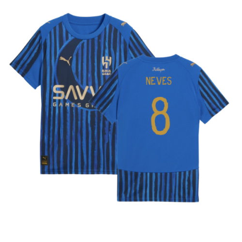 2025-2026 KIDSUPER x Al-Hilal SFC CWC Home Shirt (Blue) (Neves 8)