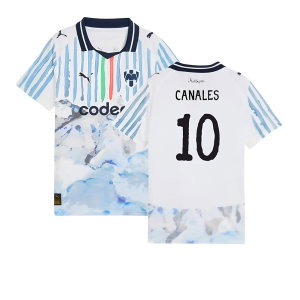 2025-2026 KIDSUPER x CF Monterrey CWC Shirt (White) - Kids (Canales 10)