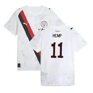 2025-2026 KIDSUPER x Manchester City CWC Away Shirt (White) - Kids (Hemp 11)