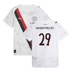 2025-2026 KIDSUPER x Manchester City CWC Away Shirt (White) - Kids (Wright Phillips 29)