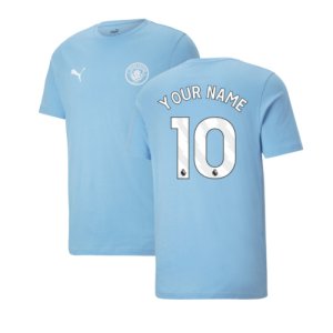 2025-2026 Man City FtblESS Tee (Sky)