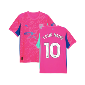 2025-2026 Man City Goalkeeper Home Shirt (Pink)