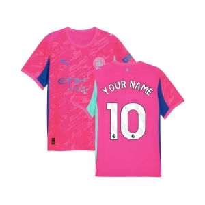 2025-2026 Man City Goalkeeper Home Shirt (Pink)