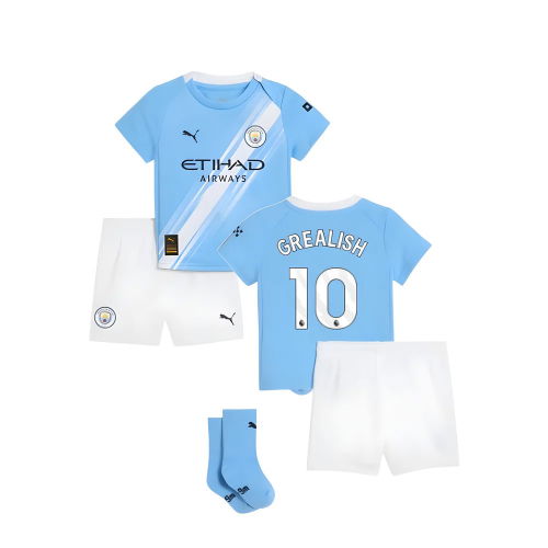 2025-2026 Man City Home Baby Kit (Grealish 10)