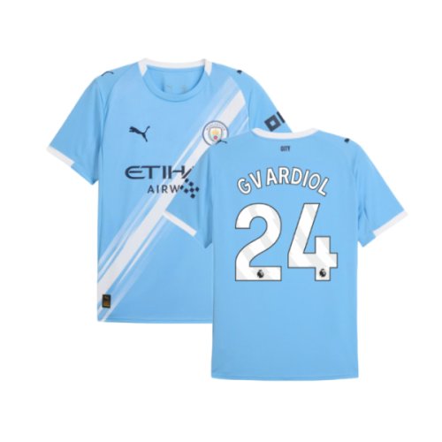 2025-2026 Man City Home Shirt (Gvardiol 24)