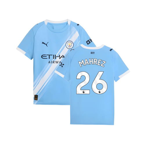 2025-2026 Man City Home Shirt (Kids) (Mahrez 26)