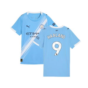 2025-2026 Man City Home Shirt (Womens) (Haaland 9)