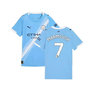 2025-2026 Man City Home Shirt (Womens) (Marmoush 7)
