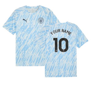 2025-2026 Man City Warm Up Jersey (Silver Sky)