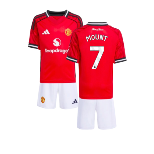 2025-2026 Man Utd Home Mini Kit (Mount 7)