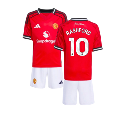 2025-2026 Man Utd Home Mini Kit (Rashford 10)