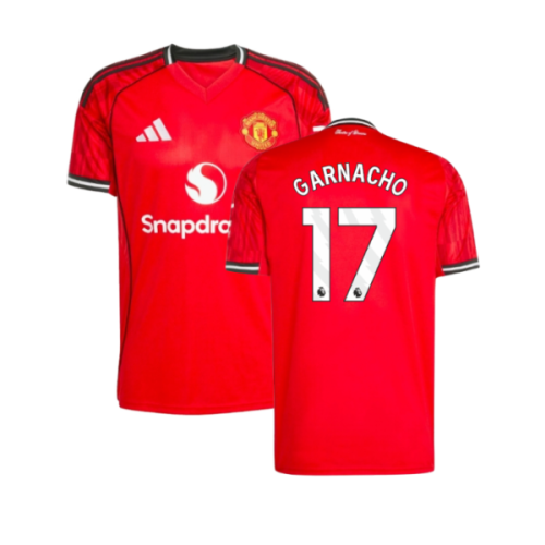 2025-2026 Man Utd Home Shirt (Garnacho 17)