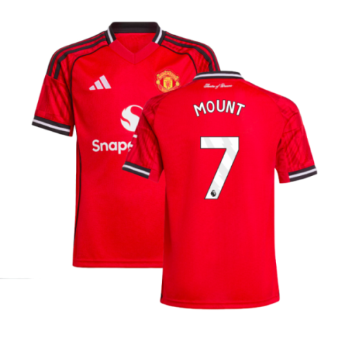 2025-2026 Man Utd Home Shirt (Kids) (Mount 7)