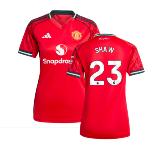 2025-2026 Man Utd Home Shirt (Womens) (Shaw 23)