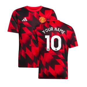 2025-2026 Man Utd Pre-Match Shirt (Red) - Kids