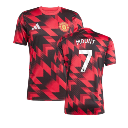 2025-2026 Man Utd Pre-Match Shirt (Red) (Mount 7)