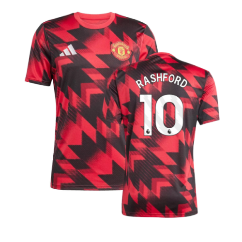 2025-2026 Man Utd Pre-Match Shirt (Red) (Rashford 10)