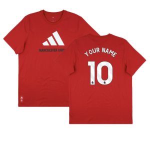 2025-2026 Man Utd Seasonal Graphic Tee (Red)