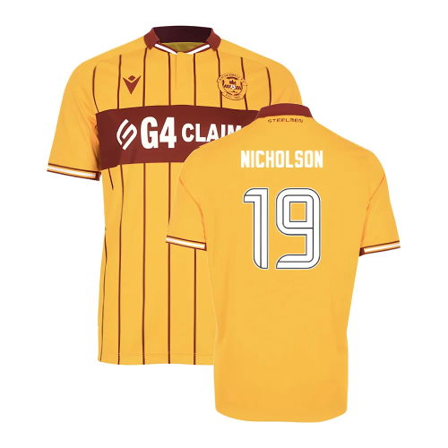 2025-2026 Motherwell Home Shirt (Nicholson 19)