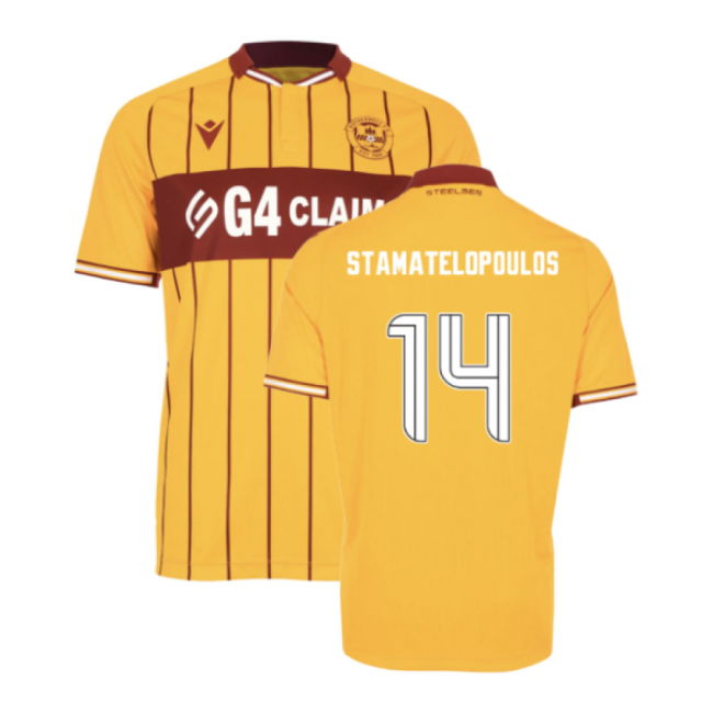 2025-2026 Motherwell Home Shirt (Stamatelopoulos 14)