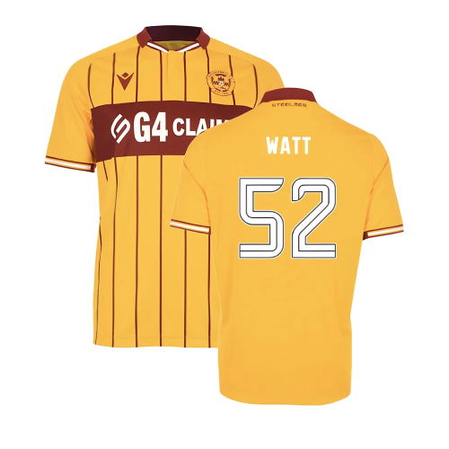 2025-2026 Motherwell Home Shirt (Watt 52)