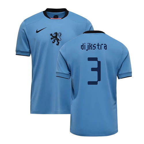 2025-2026 Netherlands Womens Team Away Shirt (Kids) (Dijkstra 3)