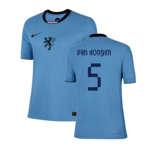 2025-2026 Netherlands Womens Team Away Shirt (Ladies) (Van Dongen 5)