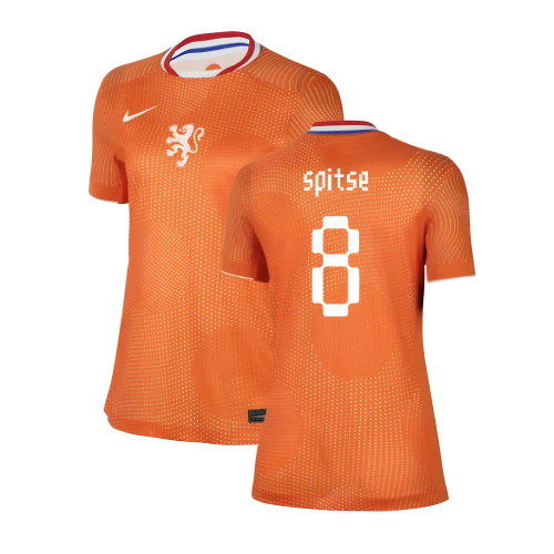 2025-2026 Netherlands Womens Team Home Shirt (Ladies) (Spitse 8)