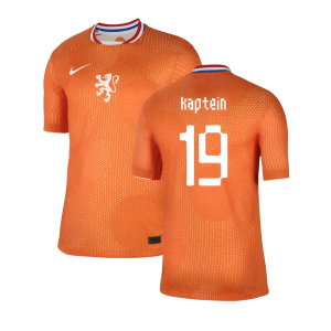 2025-2026 Netherlands Womens Team Home Shirt (Unisex) (Kaptein 19)