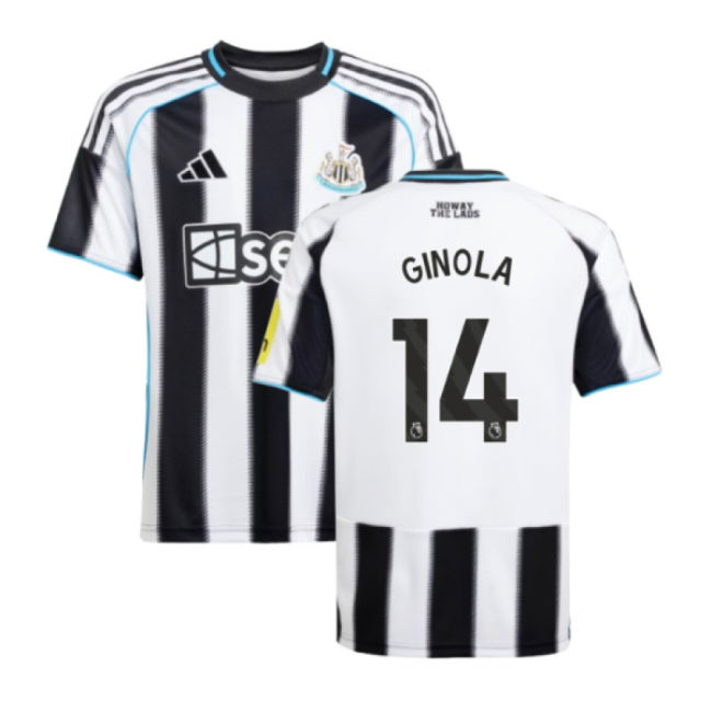 2025-2026 Newcastle Home Shirt (Kids) (Ginola 14)