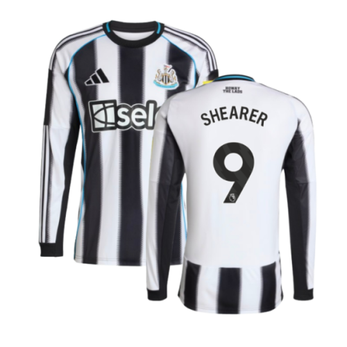 2025-2026 Newcastle Long Sleeve Home Shirt (Shearer 9)
